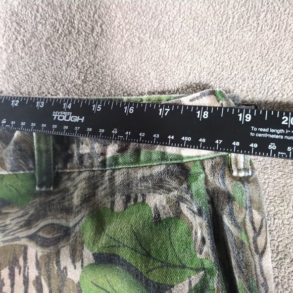 VTG 80s 90s Mossy Oak Camo Cargo Pants Mens XL Full Foliage Hunting Outdoor - Picture 4 of 13